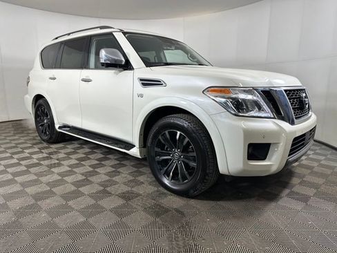 Used 2020 Nissan Armada Platinum w/ Captain's Chairs Package image 2