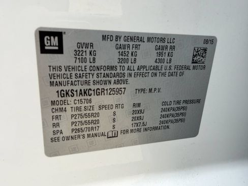 Used 2016 GMC Yukon SLE w/ Convenience Package RWD image 28