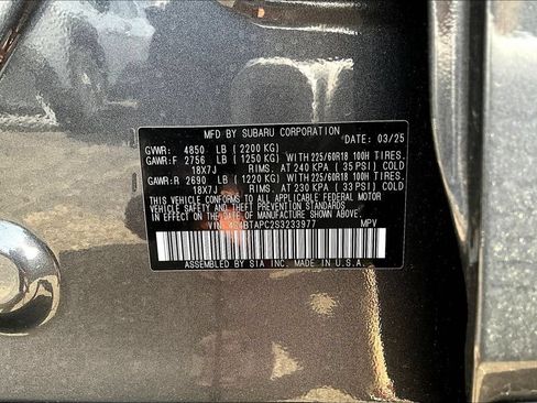 Used 2025 Subaru Outback Touring AWD/4WD image 17
