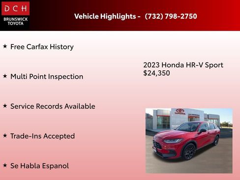 Used 2023 Honda HR-V Sport image 4