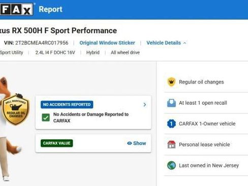 Used 2024 Lexus RX 500h F Sport image 5