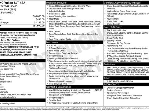 Used 2016 GMC Yukon SLT image 45