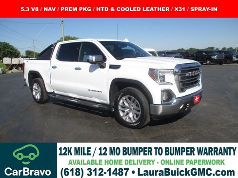 Used 2022 GMC Sierra 1500 SLT w/ SLT Premium Package AWD/4WD image 1