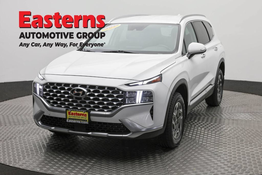 Used 2022 Hyundai Santa Fe Blue AWD/4WD image 1