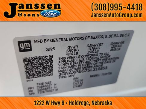 Used 2025 Chevrolet Equinox LT image 20