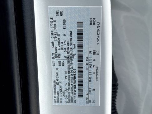 Certified 2022 Ford F150 Platinum w/ Equipment Group 701A High AWD/4WD image 43