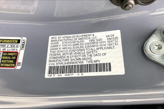 Certified 2024 Honda Odyssey Touring image 33