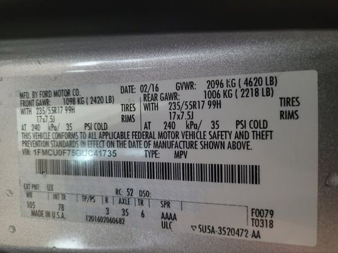 Used 2016 Ford Escape S FWD image 33
