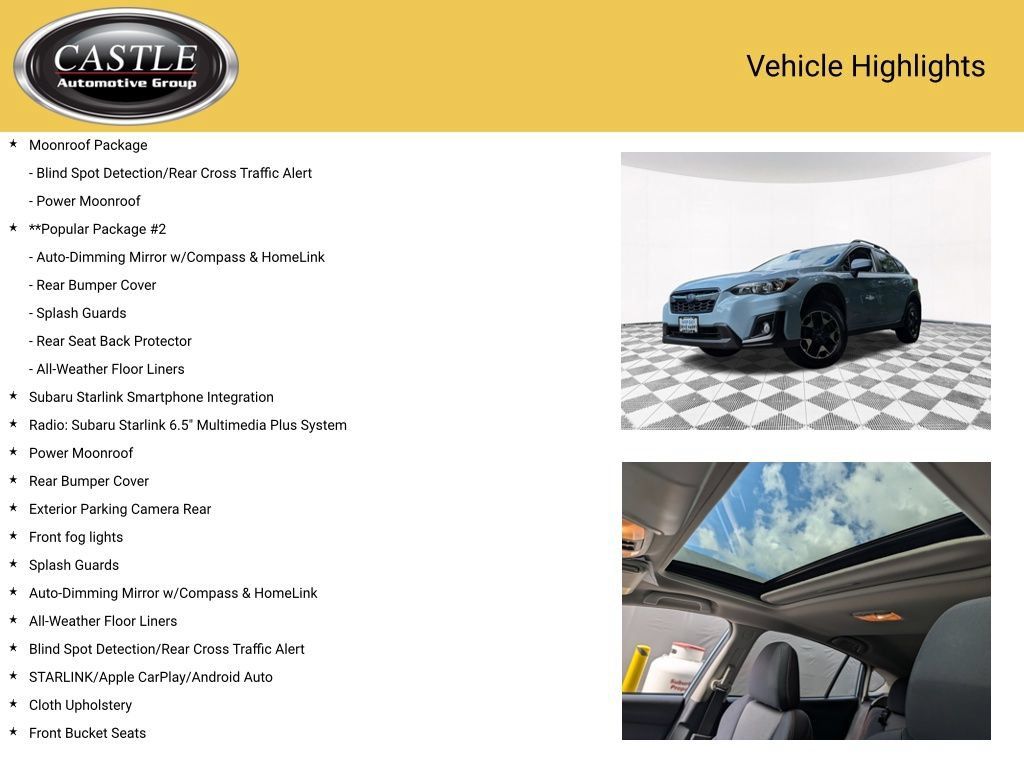 Used 2019 Subaru Crosstrek 2.0i Premium w/ Moonroof Package AWD/4WD image 4