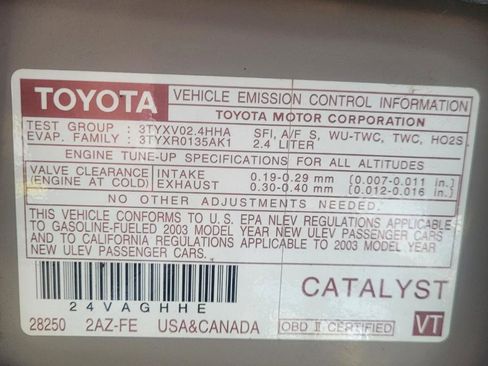 Used 2003 Toyota Camry XLE image 34