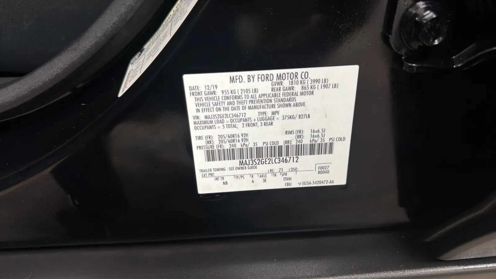 Used 2020 Ford EcoSport SE w/ SE Convenience Package FWD image 24