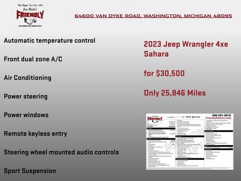 Used 2023 Jeep Wrangler Unlimited Sahara w/ Cold Weather Group AWD/4WD image 5