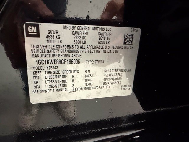 Used 2016 Chevrolet Silverado 2500 LTZ w/ Duramax Plus Package AWD/4WD image 20