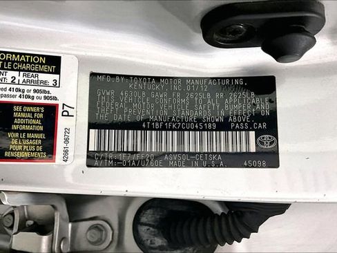 Used 2012 Toyota Camry SE image 30