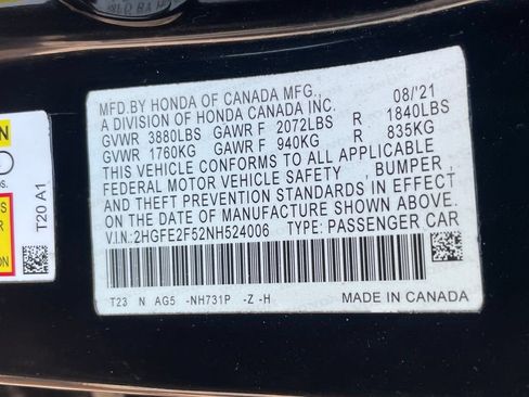 Used 2022 Honda Civic Sport image 31