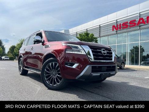 Certified 2023 Nissan Armada Platinum w/ Captain's Chairs Package AWD/4WD image 3