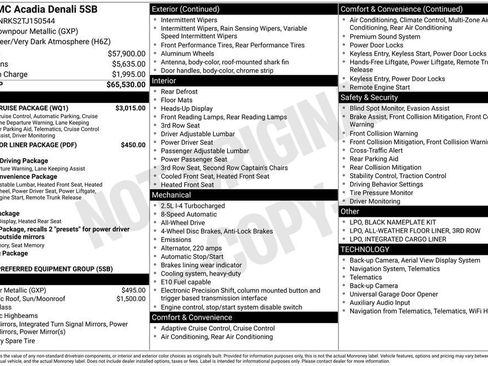 New 2026 GMC Acadia Denali w/ Super Cruise Package AWD/4WD image 5