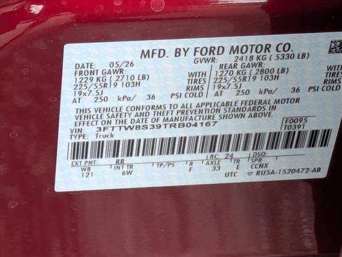 New 2026 Ford Maverick Lariat w/ Black Appearance Package AWD/4WD image 17