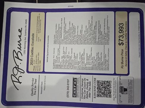 Used 2023 Cadillac Escalade Sport w/ Touring Package image 26