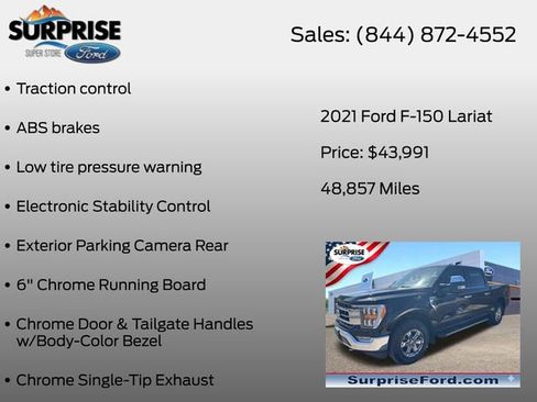 Used 2021 Ford F150 Lariat AWD/4WD image 16