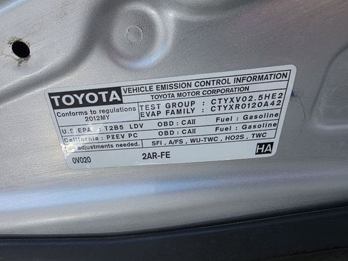 Used 2012 Toyota Camry XLE w/ Leather Pkg image 20