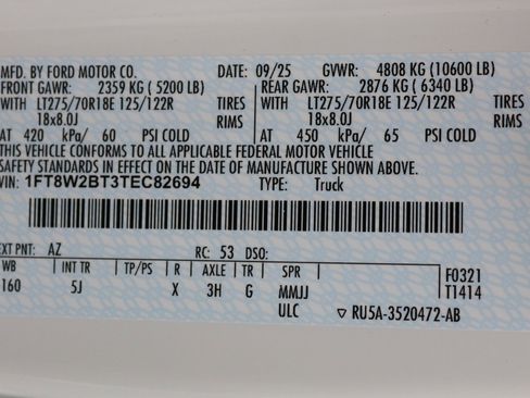 New 2026 Ford F250 Lariat image 25