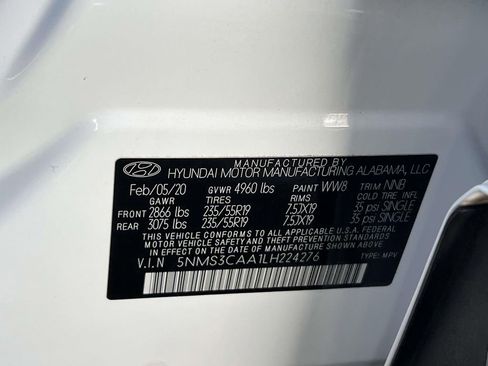 Used 2020 Hyundai Santa Fe SEL AWD/4WD image 18