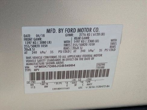 Used 2018 Ford Explorer XLT w/ Equipment Group 201A FWD image 20