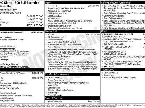 Used 2023 GMC Sierra 1500 SLE w/ Enhanced Capability Package AWD/4WD image 31