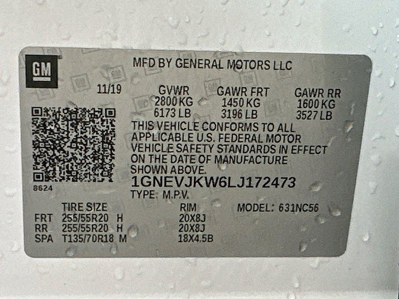Used 2020 Chevrolet Traverse RS AWD/4WD image 32