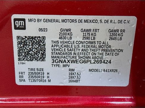 Used 2023 Chevrolet Equinox RS w/ LPO, Floor Liner Package AWD/4WD image 31