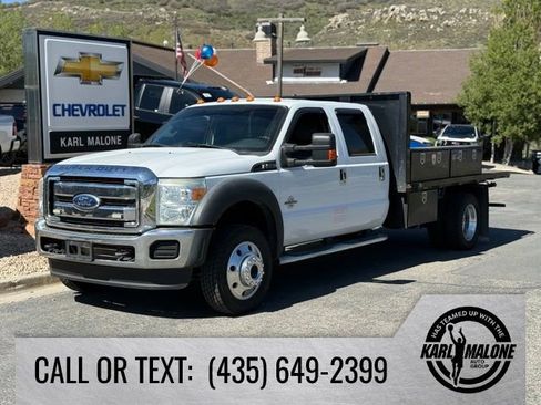 Used 2016 Ford F550 4x4 Crew Cab Super Duty w/ Power Equipment Group image 1