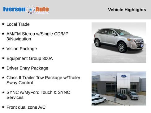 Used 2014 Ford Edge Limited w/ Driver Entry Package AWD/4WD image 2