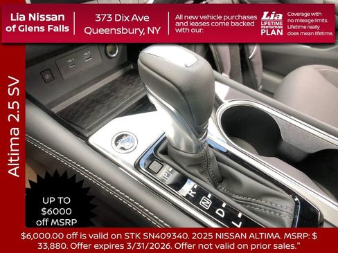 New 2025 Nissan Altima 2.5 SV w/ SV Premium Package image 21