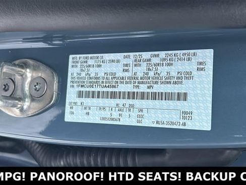 New 2026 Ford Escape SE FWD image 34