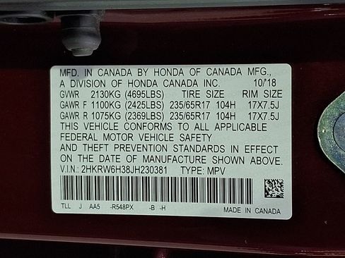 Used 2018 Honda CR-V LX image 26