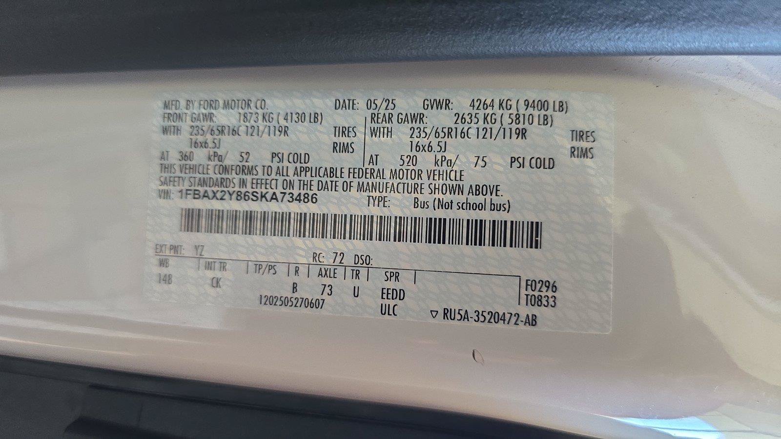 Used 2025 Ford Transit 350 XLT RWD image 30