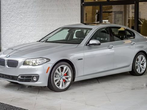 Used 2015 BMW 535i 535i - SILVER ON BLACK - NAV - image 6