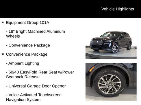 Used 2021 Lincoln Corsair FWD w/ Equipment Group 101A image 7