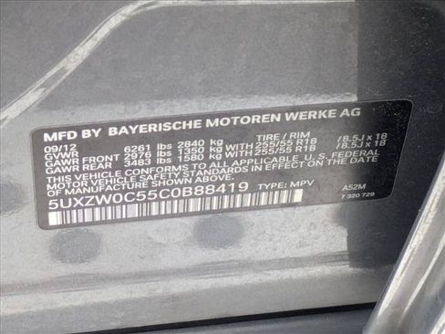 Used 2012 BMW X5 xDrive35d AWD/4WD image 15