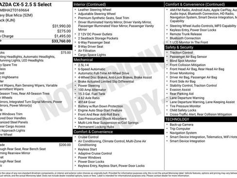 New 2026 MAZDA CX-5 Select AWD/4WD image 6