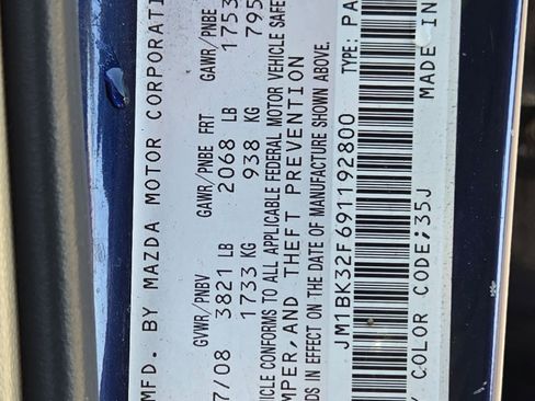 Used 2009 MAZDA MAZDA3 i Touring Value FWD image 17