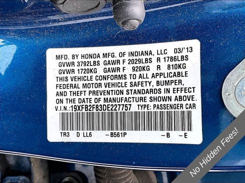Used 2013 Honda Civic EX image 29