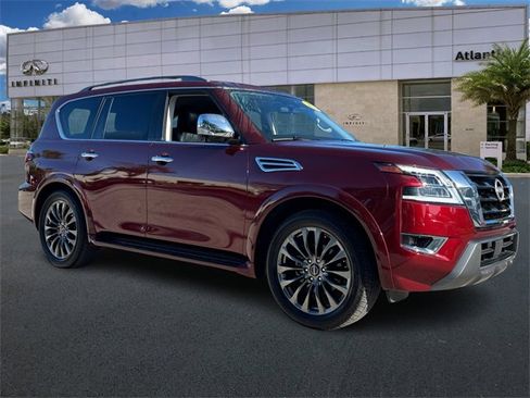 Used 2023 Nissan Armada Platinum w/ Captain's Chairs Package image 2