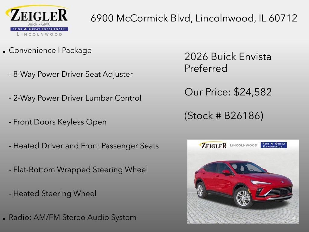 New 2026 Buick Envista Preferred w/ Convenience I Package FWD image 6