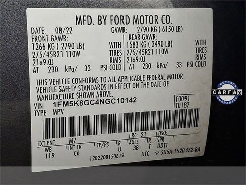 Used 2022 Ford Explorer ST w/ Equipment Group 401A image 28