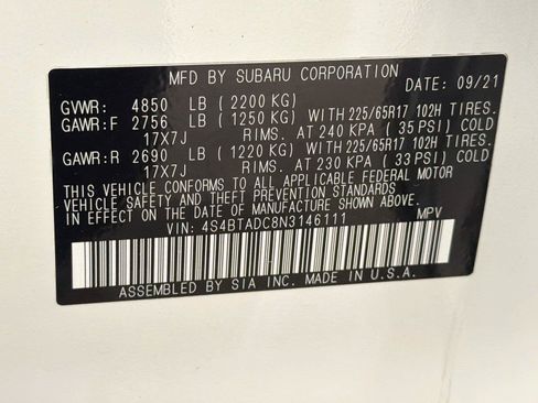 Used 2022 Subaru Outback Premium w/ Popular Package #1 AWD/4WD image 39