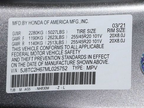 Used 2021 Acura RDX A-Spec AWD/4WD image 40