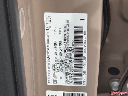 Certified 2026 Toyota Tacoma TRD Off-Road w/ TRD Off Road Premium Package AWD/4WD image 32