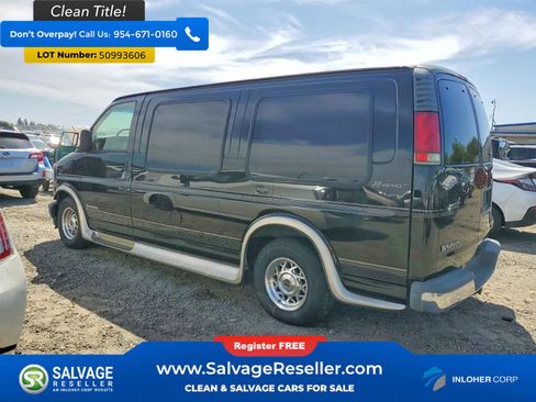 Used 2002 GMC Savana 1500 w/ SLE Marketing Option Pkg 3 RWD image 3